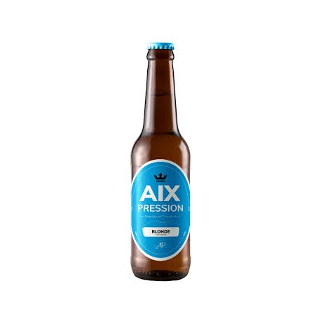 BIERE AIX PRESSION BLONDE ORIGINAL 33CL