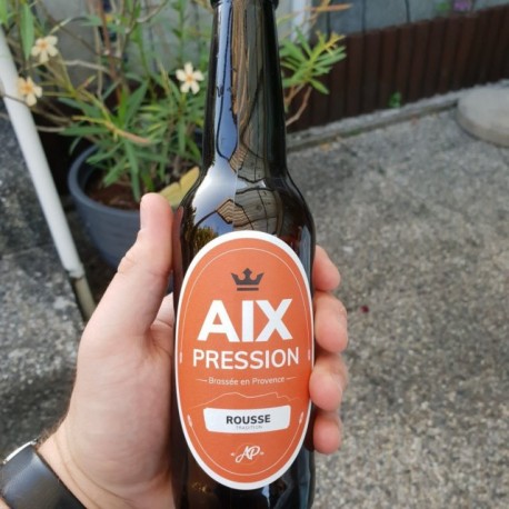 BIERE AIX PRESSION ROUSSE 33CL