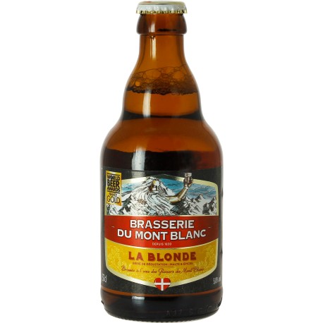 BIERE MONT BLANC BLONDE 33 CL