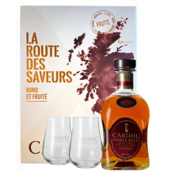 coffret whisky cardhu + 2 verres