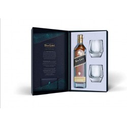 coffret jhonny walker blue label + 2 verres