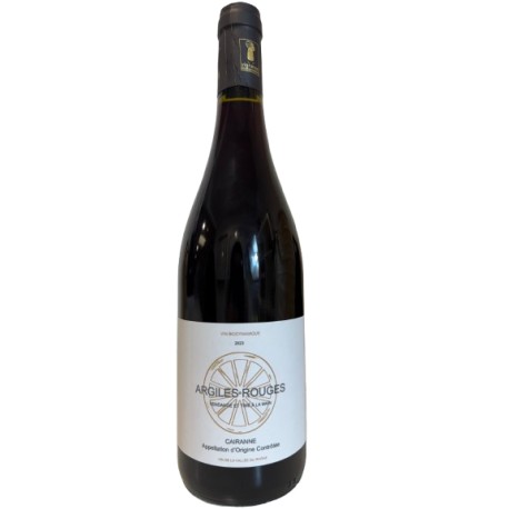 LES ARGILES ROUGES CAIRANNE ROUGE 2023 75CL