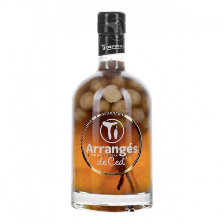 Rhum arrangé vanille & macadamia - 70 cl